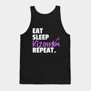 Eat. Sleep. Kizomba. Repeat. Tank Top